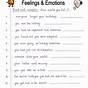 Esl Worksheet About Emotions Reading