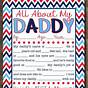 Free Printable All About My Dad Worksheets