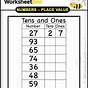 Worksheet On Tens And Ones