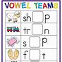 Vowel Team Worksheets Pdf