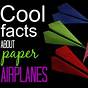 Interesting Facts About Paper Airplanes