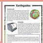Earthquake Reading And Worksheet