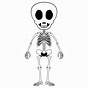 Free Printable Skeleton Template Cut Out