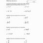 Exponents Rules Review Worksheet Answers