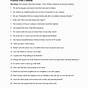 Comma Practice Worksheet Answers