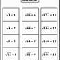 Finding Square Roots Worksheets