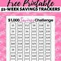 Chart For Saving Money Weekly