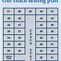 Standard Coach Seating Plan