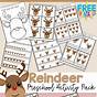 Reindeer Patterns Math Worksheet Answers