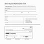 Printable Direct Deposit Authorization Form