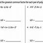 Worksheet C Factoring Polynomials