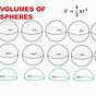 Volume And Surface Area Of Spheres Worksheet