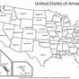 United States Map Without States