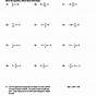 Two Step Equations With Fractions Worksheets