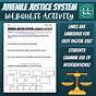 Juvenile Justice Worksheet