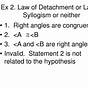 Law Of Detachment And Law Of Syllogism Worksheet