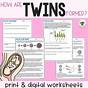 Twins Raised Apart Worksheet Answers