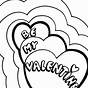 Printable Coloring Valentine's Day Crafts
