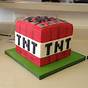 Simple Minecraft Cake Design