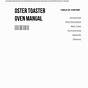 Oster Toaster Manual
