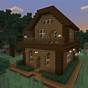 Spruce Log Cabin Minecraft