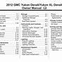 Gmc Yukon Manuals Online