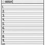 Free Printable Blank Spelling Worksheets