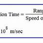 Speed Of Propagation Calculator
