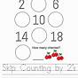 Skip Counting By 2 Worksheet