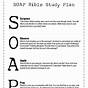 Soap Bible Study Example