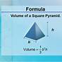 Formula For Volume Of A Pyramid Worksheet