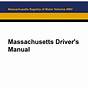 Massachusetts Drivers Manual 2022 Pdf