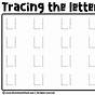 Tracing Letter L