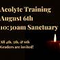Acolyte Training Manual Methodist