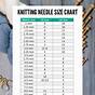 Us Knitting Needle Size Chart