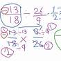Dividing Negative And Positive Fractions