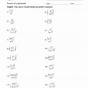 Exponent Rules Practice Worksheets