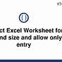 How To Protect A Worksheet In Excel