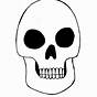 Printable Skeleton Head Template