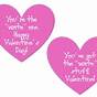 Valentines Card For Teachers Free Printables