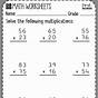 Free Double Digit Multiplication Worksheets