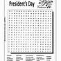 Presidents Day Word Search Free Printables