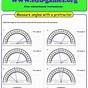 Using A Protractor Worksheet