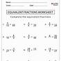 Equivalent Fractions 3rd Grade Worksheet Pdf