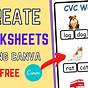 How To Create Worksheets On Canva