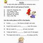 English Verbs Worksheet