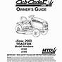 Cub Cadet Service Manuals