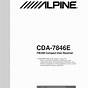 Alpine Cda 9886m Owner's Manual