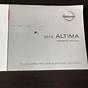 Nissan Altima 2012 Repair Manual