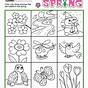Free Spring Worksheets For Kindergarten